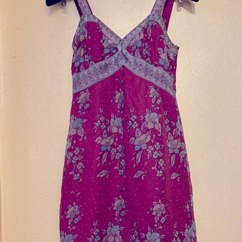 Anna Sui Silk Floral Dress - size 2